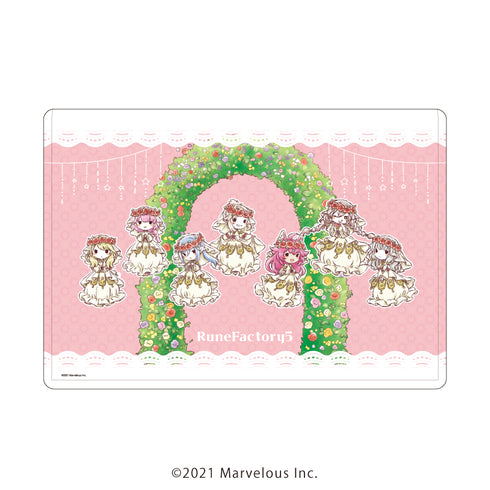 『ルーンファクトリー5』キャラクリアケース 05/女性キャラ 結婚衣装ver.(グラフアート)